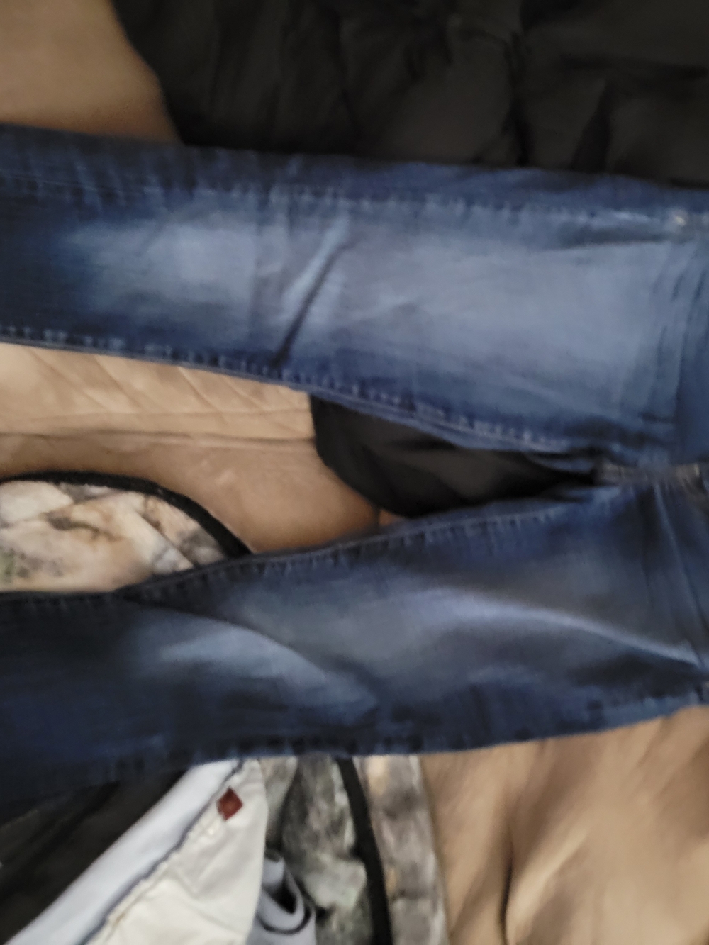 Aeropostale Women's Blue Skinny Jeans with Faded Wash
